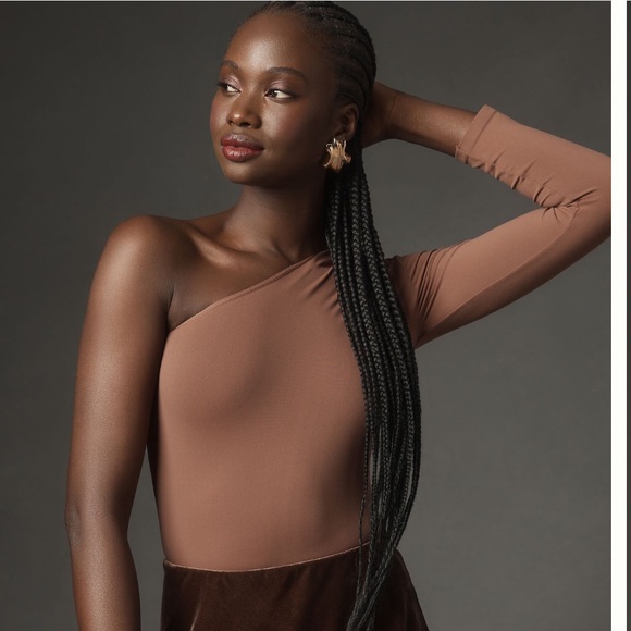 NWT one shoulder bodysuit anthro - Picture 2 of 6